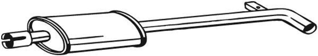 BOSAL 200-099 Mittelschalldämpfer