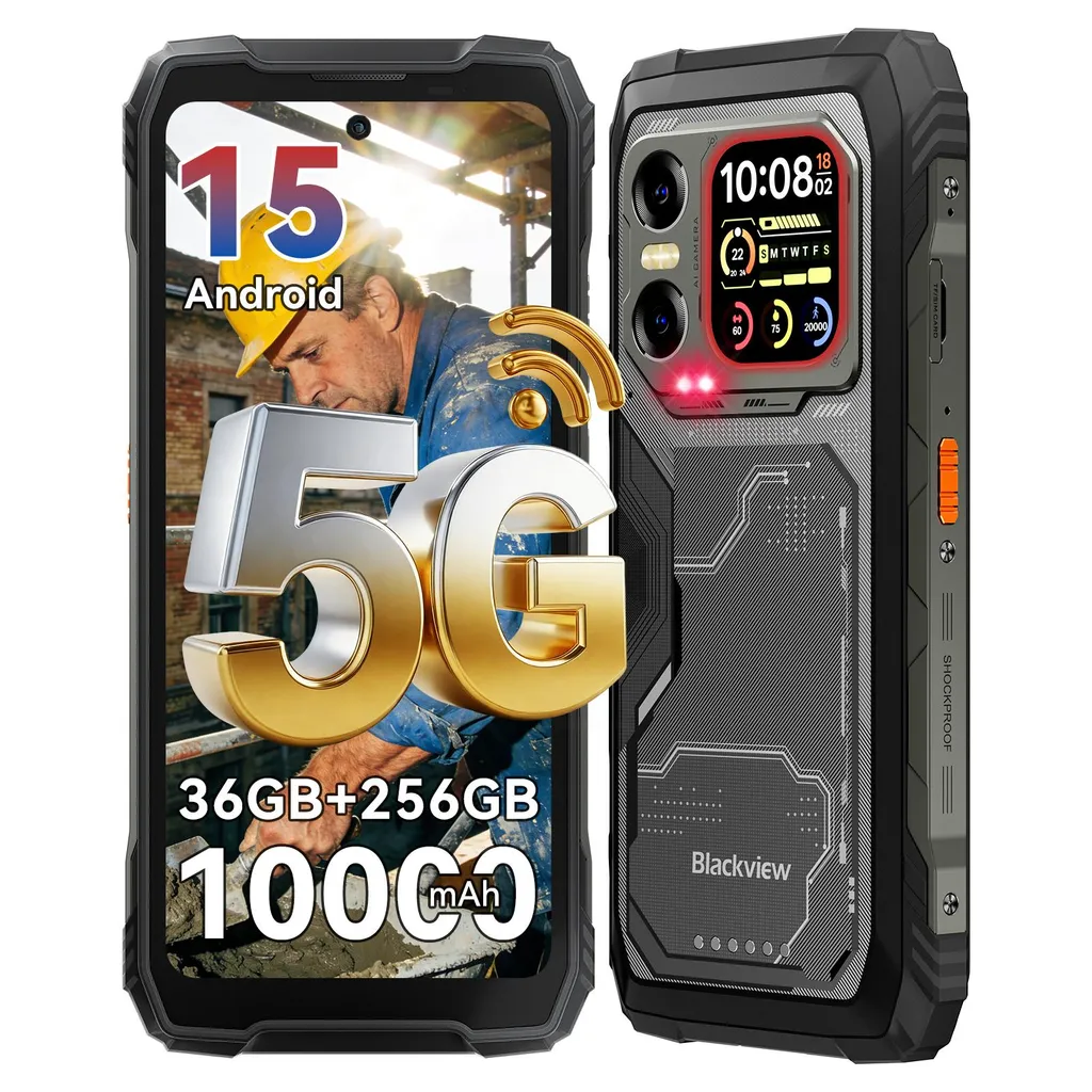 Téléphone portable outdoor 10000 mAh Smartphone Antichoc 5G