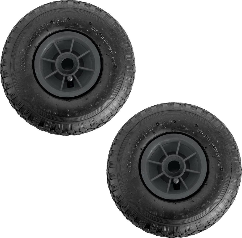 2x Sackkarrenrad Luftrad 260x85 mm 3.00-4 75 mm zentrierte Produktbild 