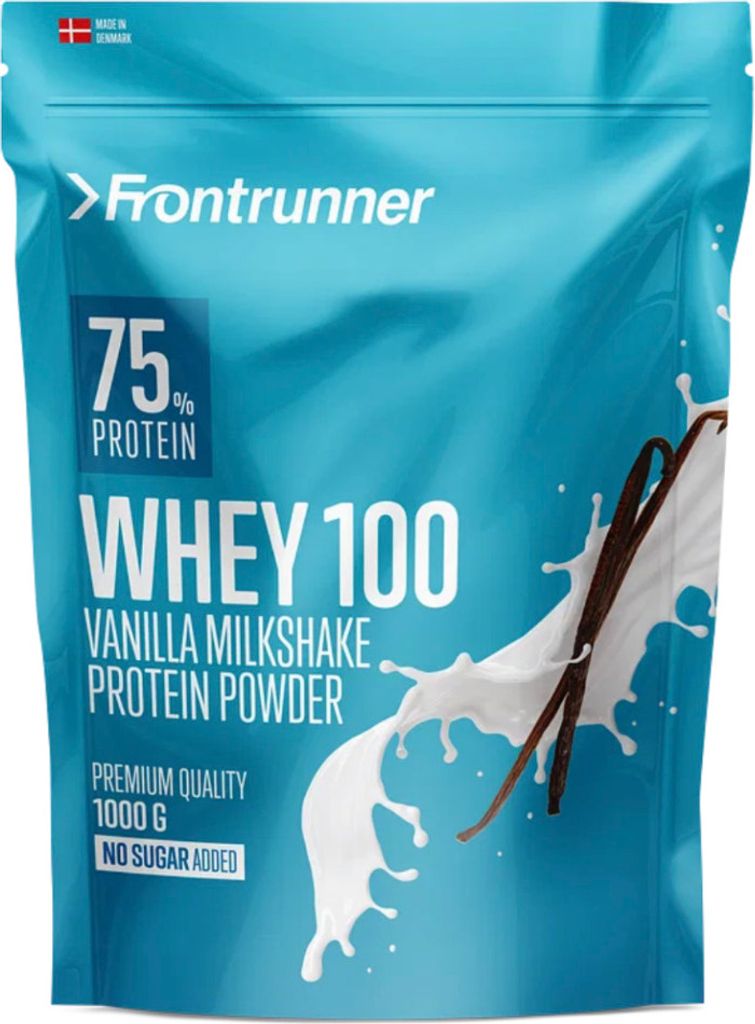 Frontrunner Nutrition Whey 100 Eiweißshake Proteinshake Proteinpulver Vanille