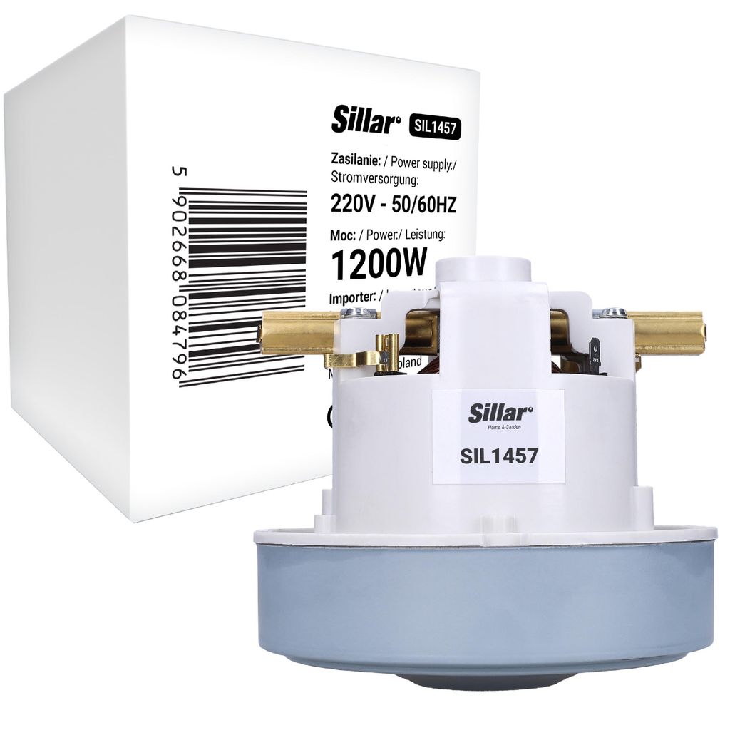 Sillar Ersatzmotor Ersatz für Ametek, Karcher T10/1 T12/1, Profi 1200W | Ersatzmotor 4.610-066.0 / 6210820029