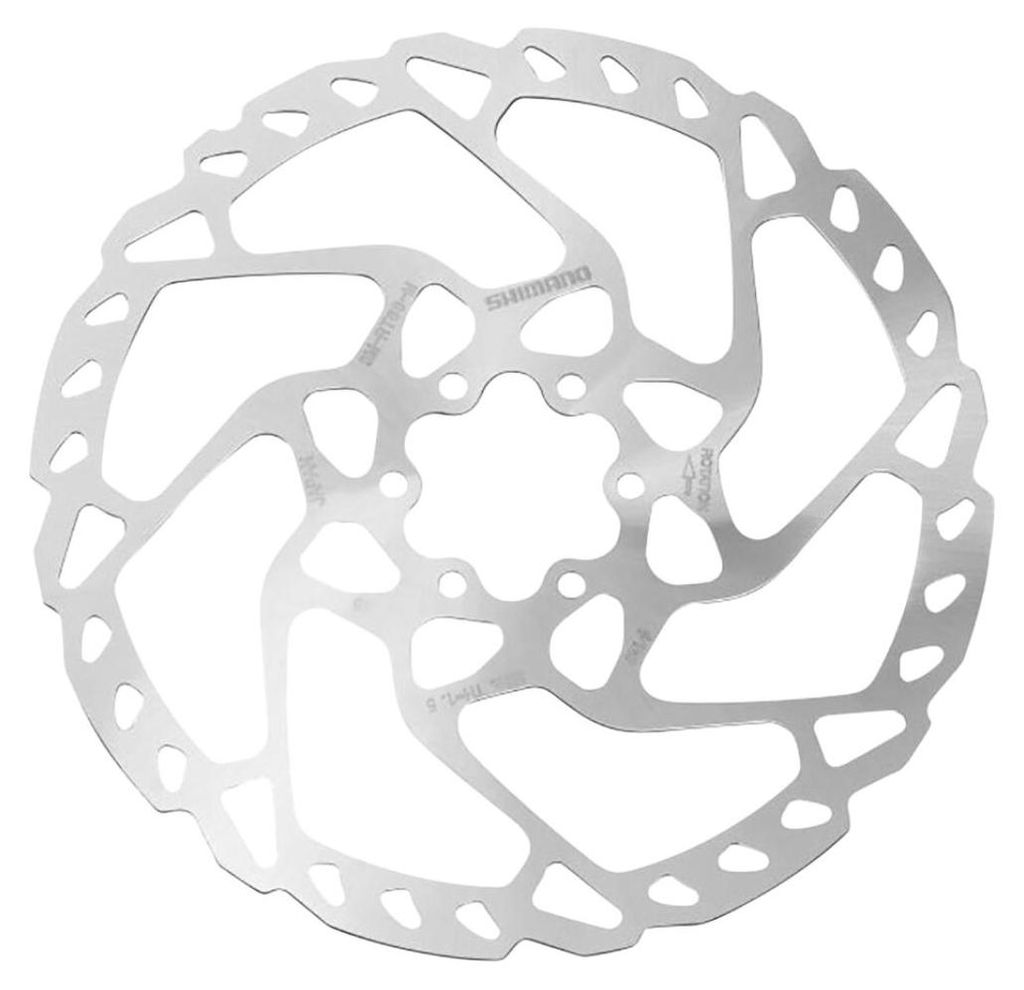 SHIMANO BREMSSCHEIBE RT66 180MM 6L silber 180 mm Produktbild 