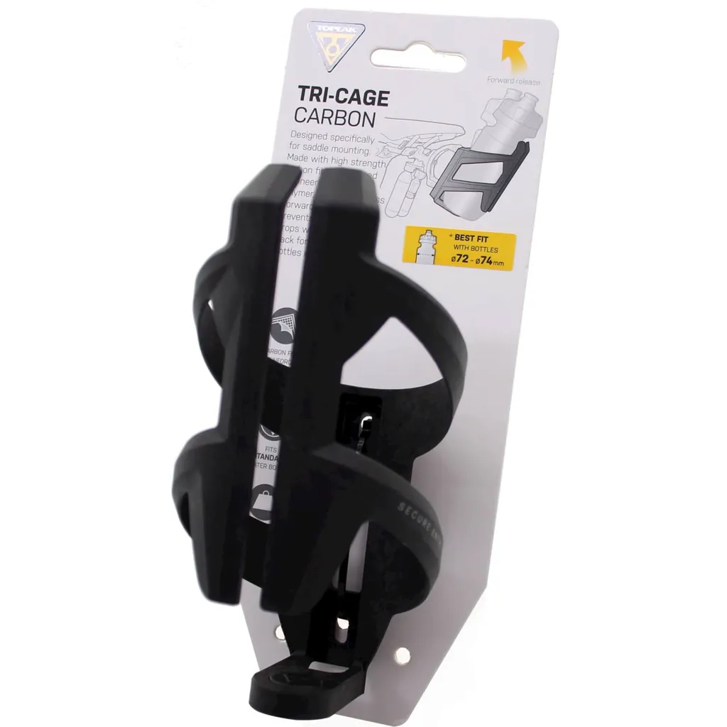 Porte-gourde en Carbone Topeak Tricage Noir Ultra Léger pour Vélo Route
