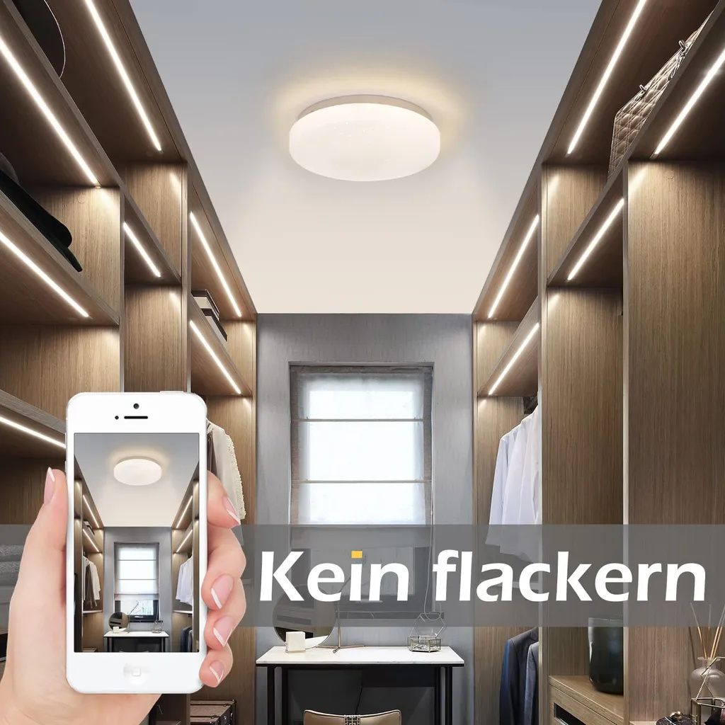 ZMH Led Deckenleuchte Sternenhimmel Deckenlampe Modern Produktbild 2