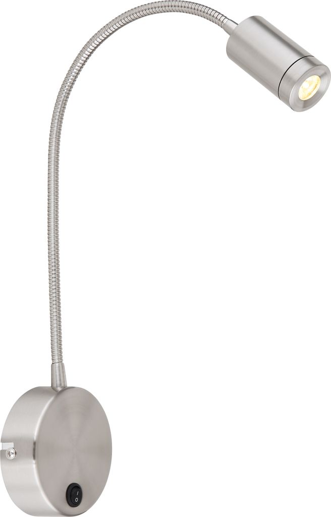 GLOBO 57311N MILLY Wandleuchte Metall Nickel matt, LED Produktbild 