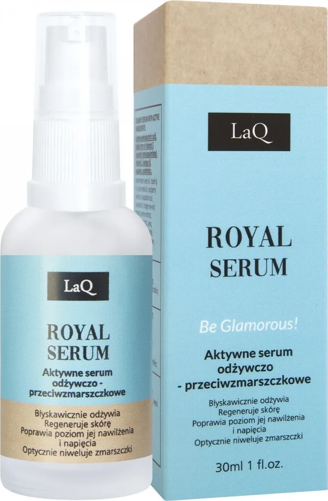 Sérum Nourrissant Royal Serum LaQ Effet Liftant et Be Glamorous 30ml