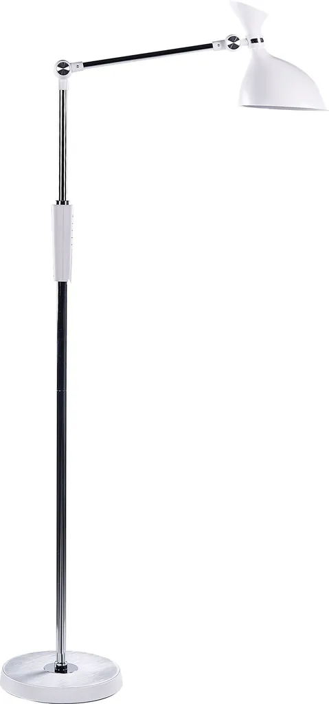 Lampadaire LED pour home office blanc 169 cm lumière modulable douce