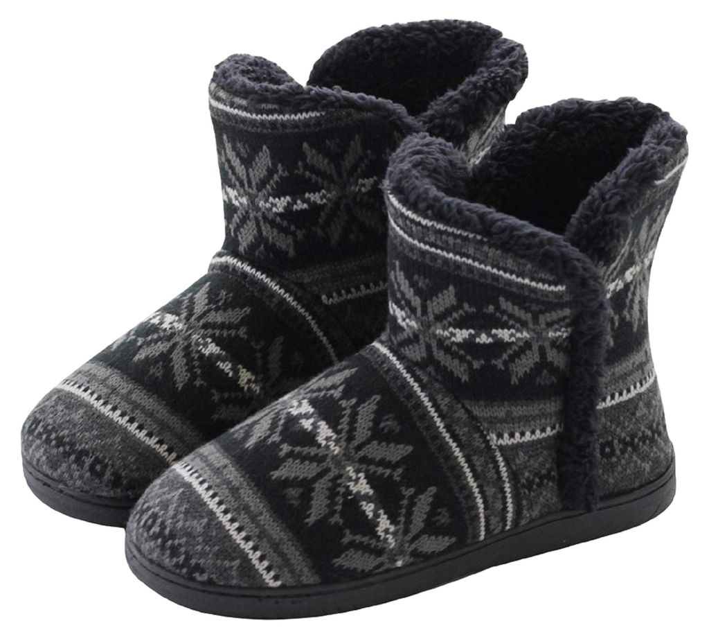 Hüttenschuhe 1 Paar, Hochgefütterte Winterhausschuhe Mit Produktbild 