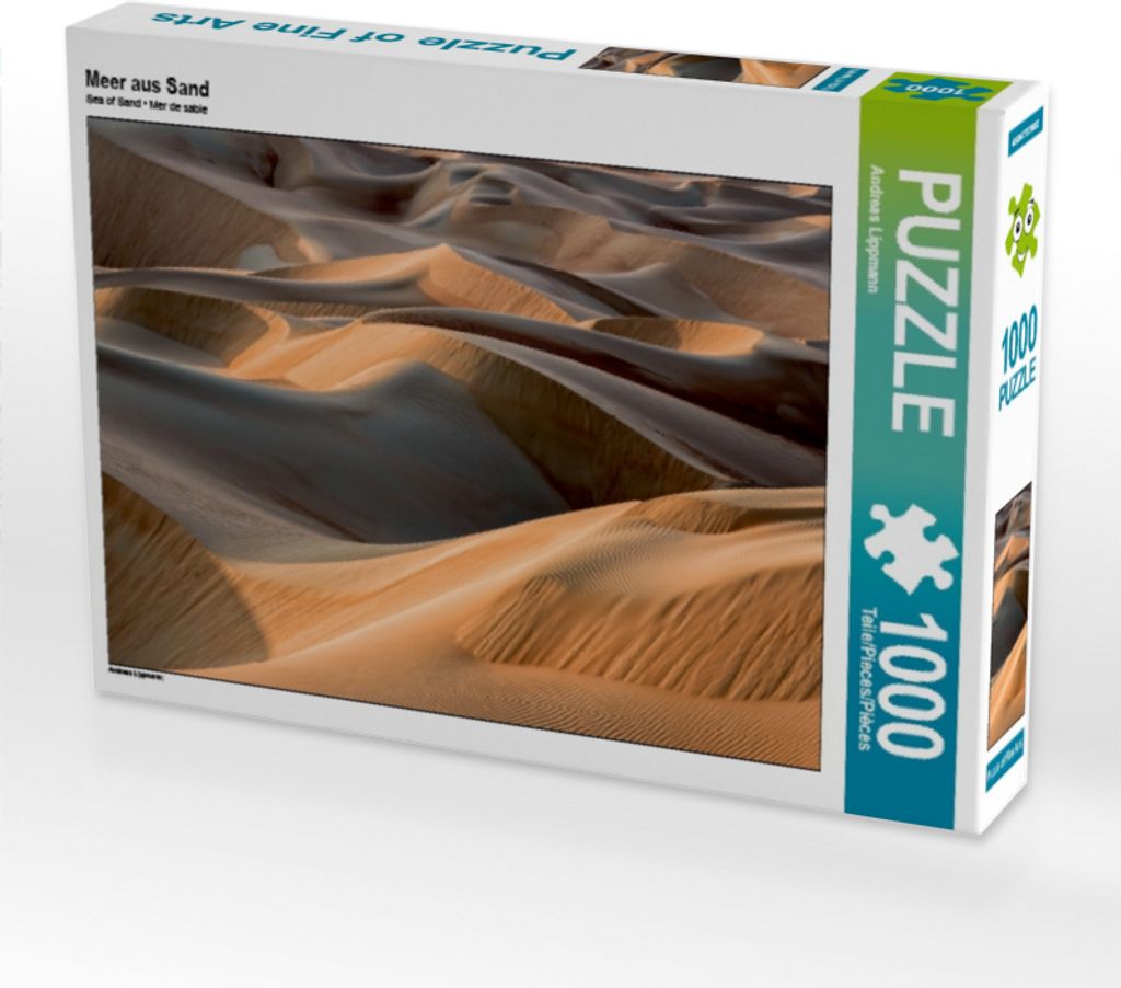 CALVENDO Puzzle Meer aus Sand | 1000 Teile Lege-Größe 64x48cm Foto-Puzzle für glückliche Stunden