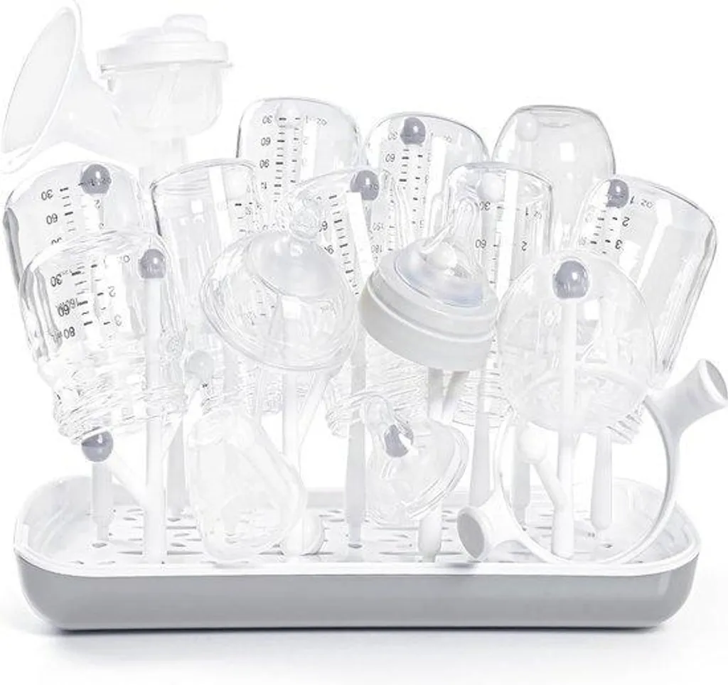 Kit d'allaitement complet avec biberons tasses et tétines grises bébé