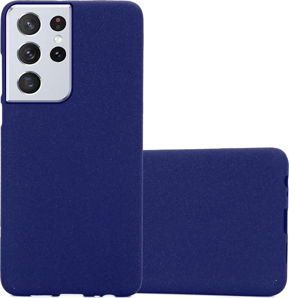 Cadorabo Schutzhülle für Samsung Galaxy S21 ULTRA Hülle in Blau Handyhülle TPU Etui Cover Case