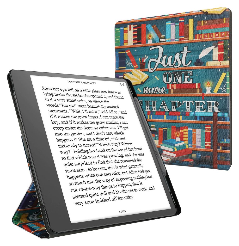 kwmobile E-Reader Schutzhülle kompatibel mit Amazon Kindle Scribe (2022/2024) Hülle - Kunstleder Case für eReader mit zweifachen Ständer und
