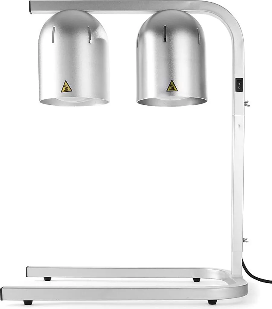 Chauffe-plats infrarouge 250W réglable en hauteur pour buffet et inox