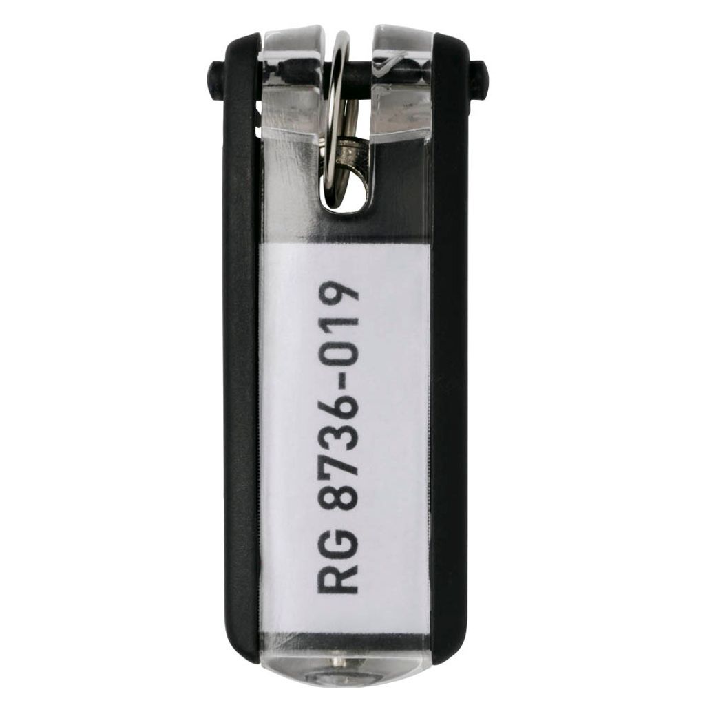 DURABLE Schlüsselanhänger Key Clip 6 Stück schwarz Image du produit 