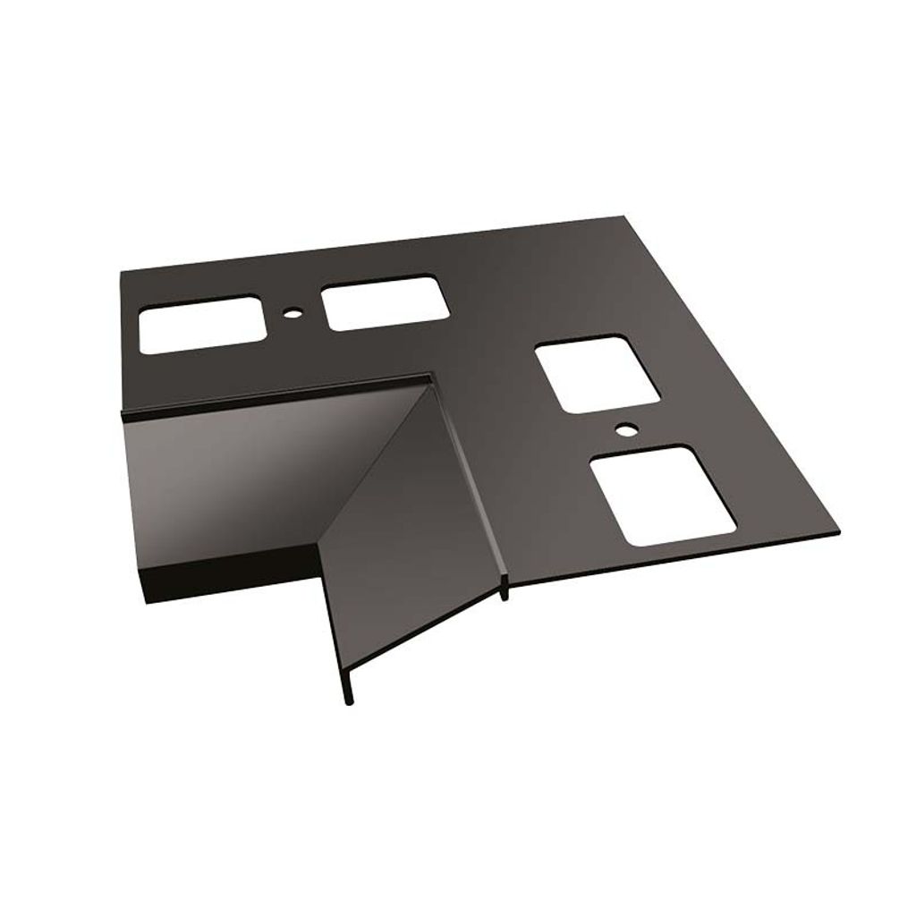 Renoplast Profil okapowy aluminiowy K100, Do posadzki Zdjęcie produktu 