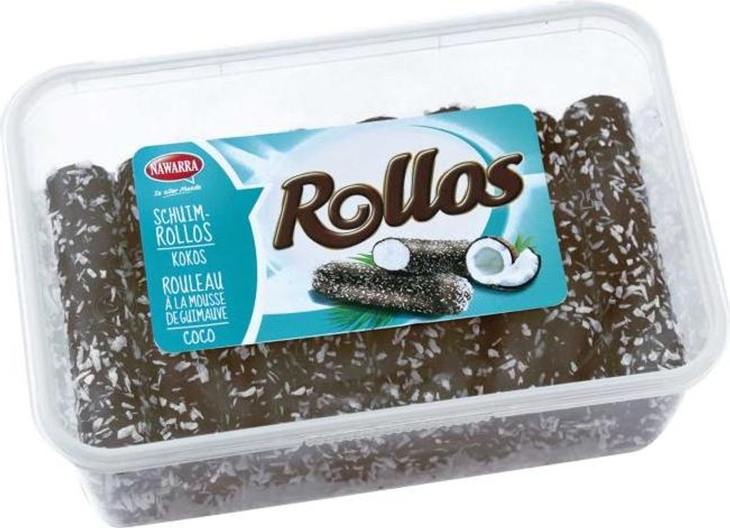 Nawarra Rollos piankowe bułeczki z polewą kokosową i Zdjęcie produktu 