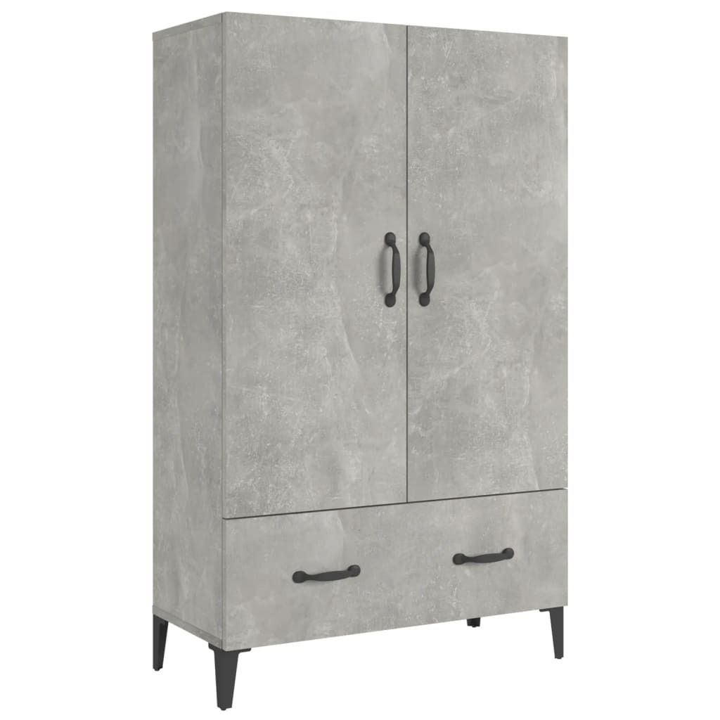 vidaXL Deska barowa beton szara 70x31x115 cm materiał Zdjęcie produktu 