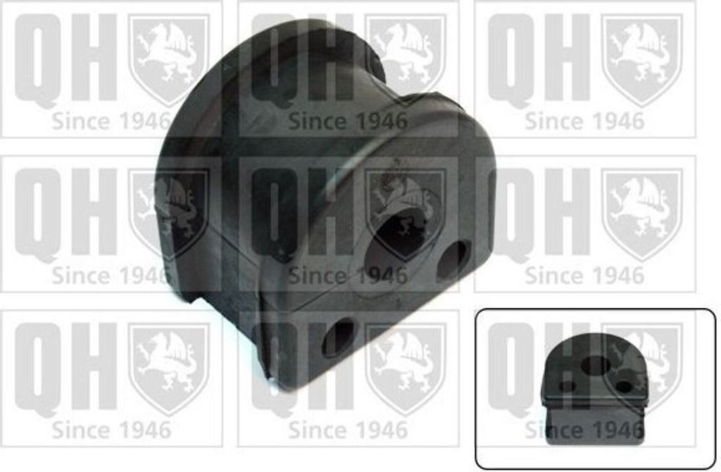 QUINTON HAZELL EMB6992 Lagerung Stabilisator Stabigummi Hinten für LAND ROVER Defender SUV (L316) Defender Pickup (L316) Range Rover I Discovery I