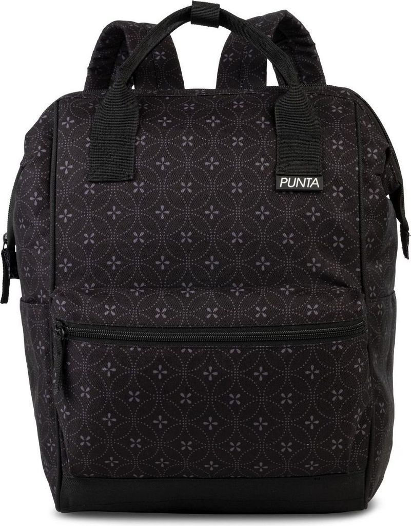 Punta City Style Doctors Bag: Schwarz/Hellgrau