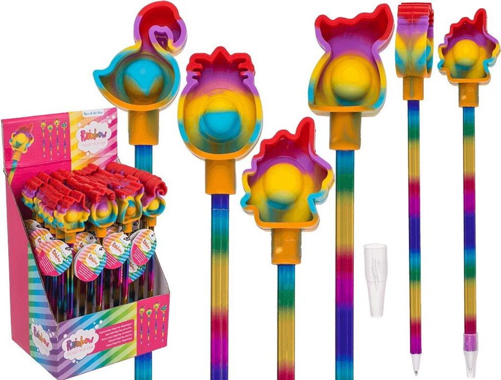 OOTB Kugelschreiber Rainbow Fidget Pop Toy