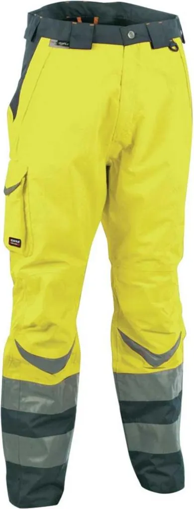 Pantalon de sécurité jaune COFRA SAFE avec bandes réfléchissantes T48