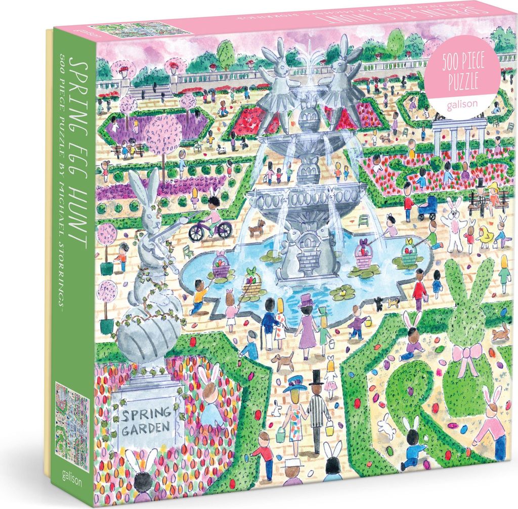 GALISON Quadratischer Puzzle-Ostereierhalter 500 Stü ck