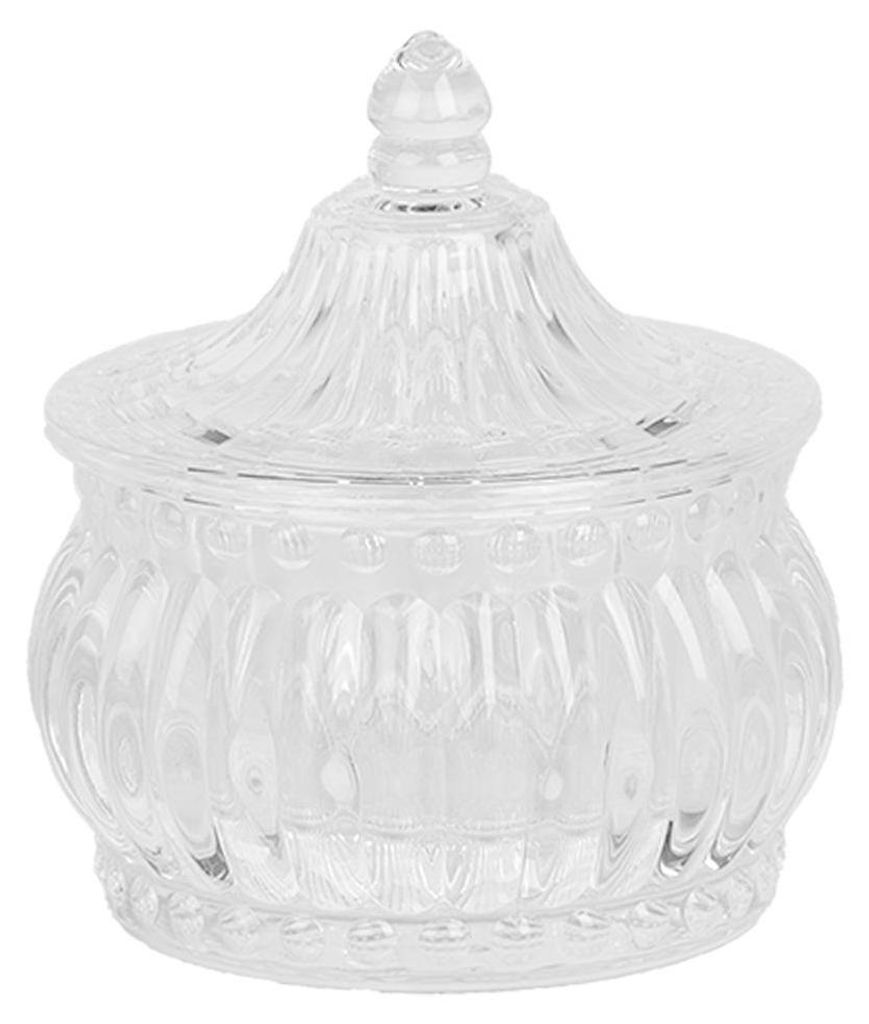 Clayre & Eef Vorratsglas Ø 10x11 cm Transparant Glas Produktbild 