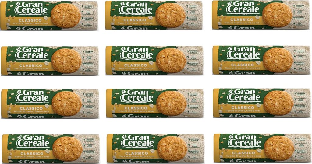 12x Mulino Bianco Gran Cereale Classico korn getreide kekse Produktbild 