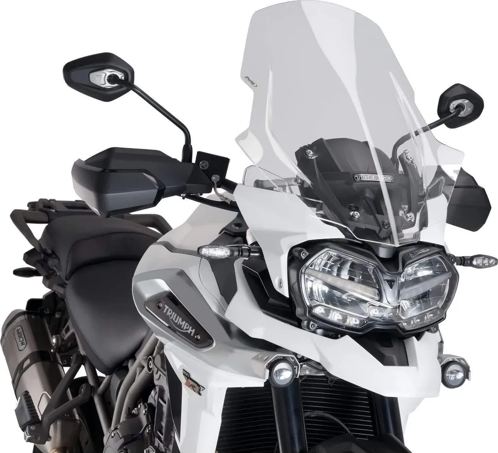 Bulle Haute PUIG 9613W Incolore pour Triumph Tiger Explorer XR 2018