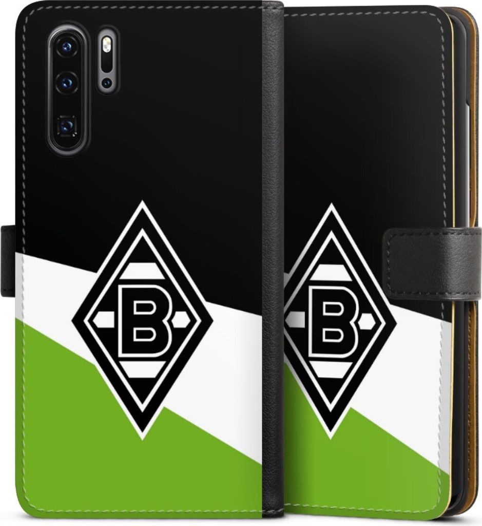 DeinDesign Klapphülle für Huawei P30 Pro New Edition Handytasche Lederhülle Tasche Borussia Mönchengladbach Gladbach Offizielles Lizenzprodukt