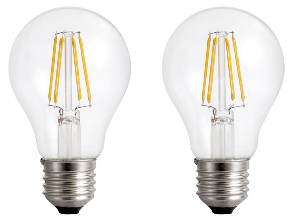 Spectrum E27 LED Lampe A60 8,5W 1100lm 2700K Warmweiß 230V 60mm 2 Stück
