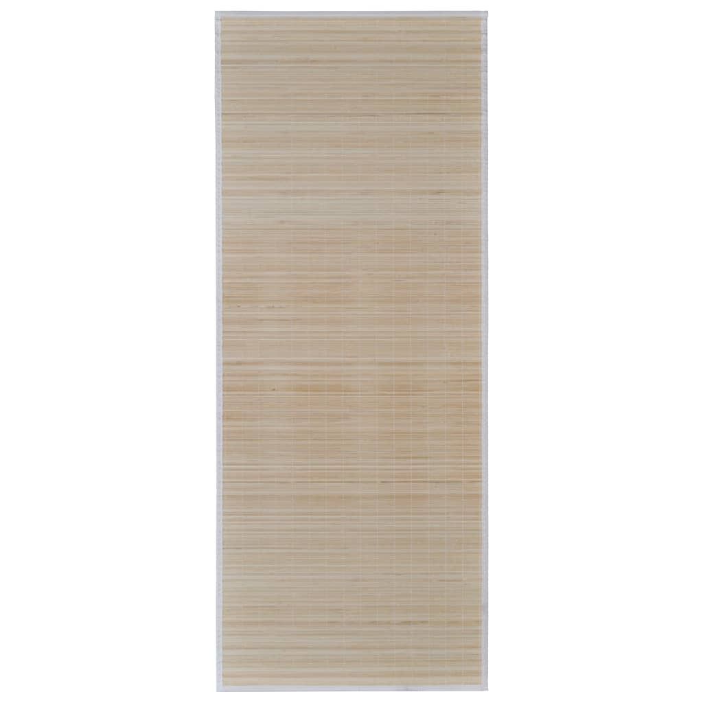 vidaXL Tappeto Bambù Naturale Rettangolare 80x200 cm Immagine del prodotto 