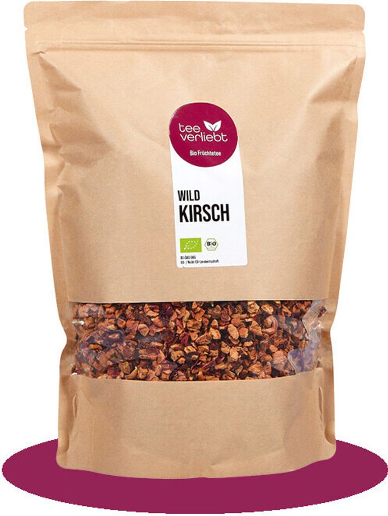 teeverliebt - Wildkirsch  loser Früchtetee | 1 kg Produktbild 