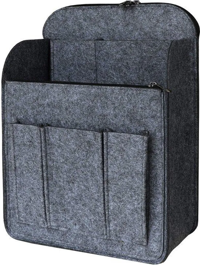 Organisateur de sac de voyage gris et rembourré pour homme et femme