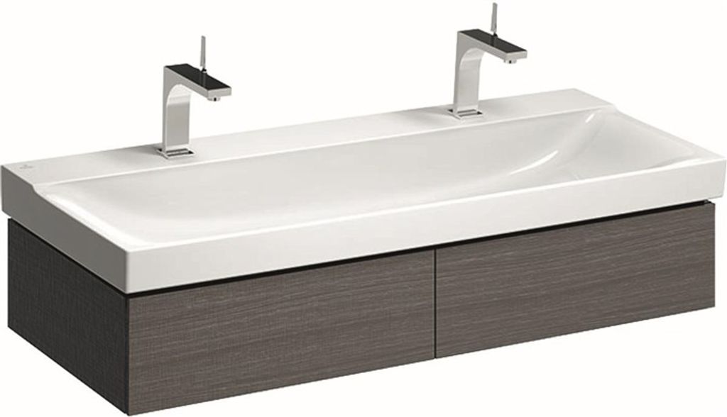 Geberit Xeno 2 Waschtischunterschrank, 1174x220x462mm, 2 Schubladen, 500.517.43.1