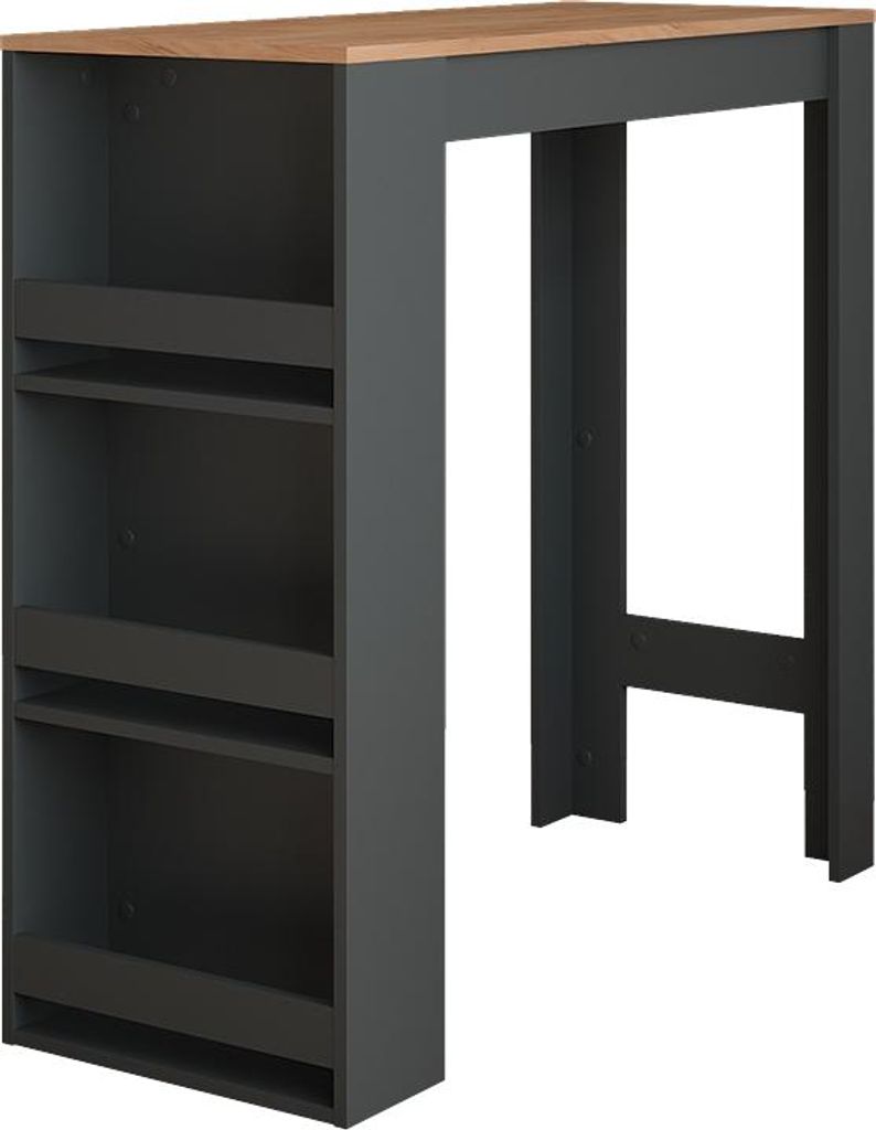 Barový stôl Vicco Repose Antracit/zlatý dub 45 x 110 cm, Obrázok produktu 