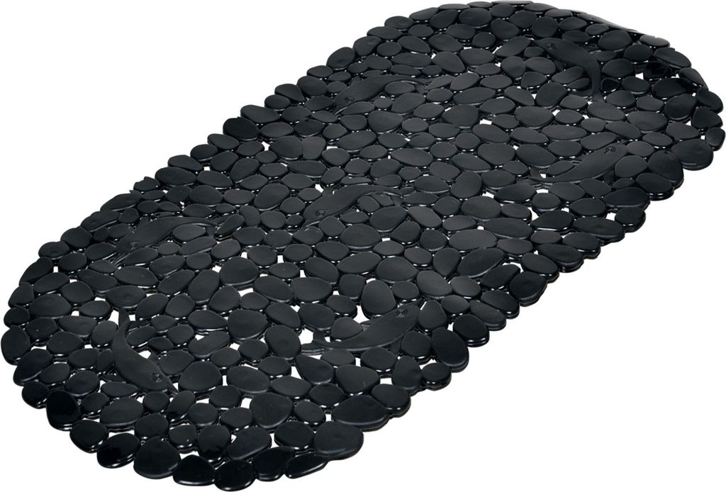 Badewannenmatte Duschmatte 36x69 cm schwarz Produktbild 