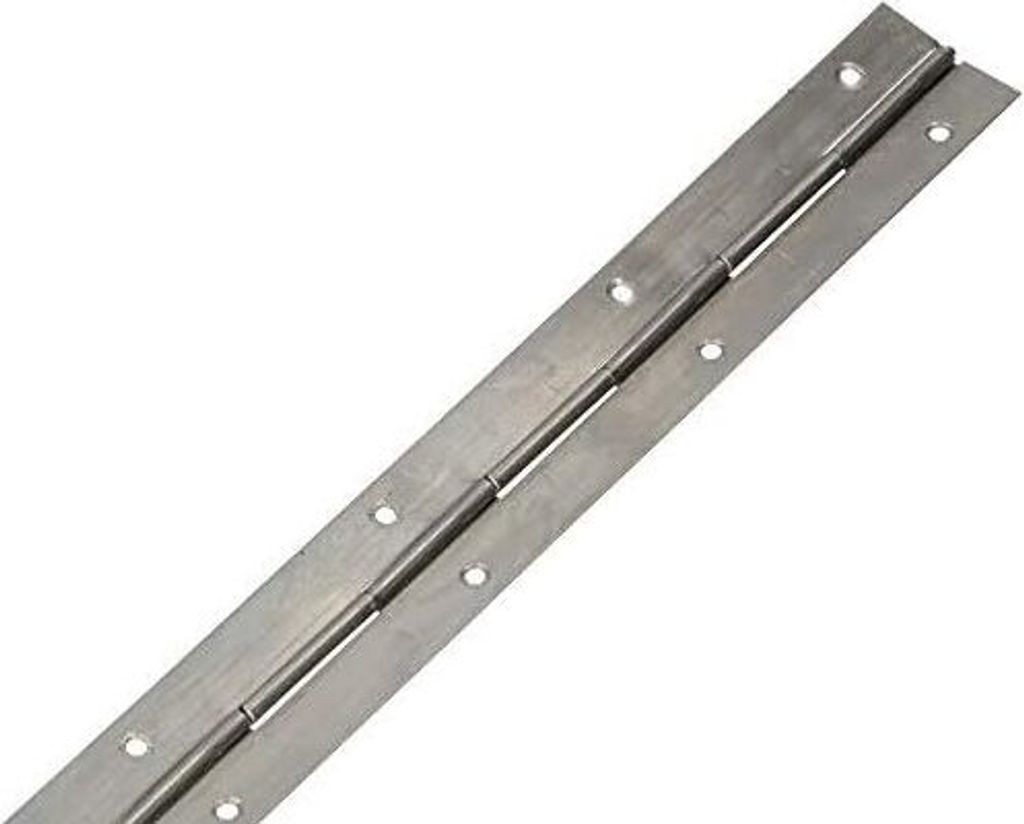 KOTARBAU Stangenscharnier Klavierband 400/31 mm ohne Beschichtung Teilbar/Schneidbar Scharnier Kürzbar Stabil Anschweißband Scharnierband Möbe...
