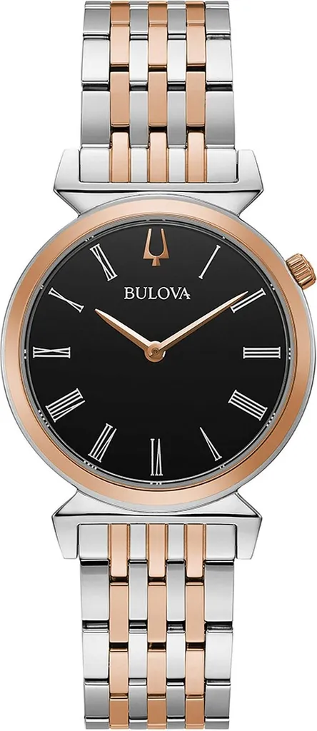 Montre Bulova 98L265 pour femme - Modèle Regatta bicolore élégant