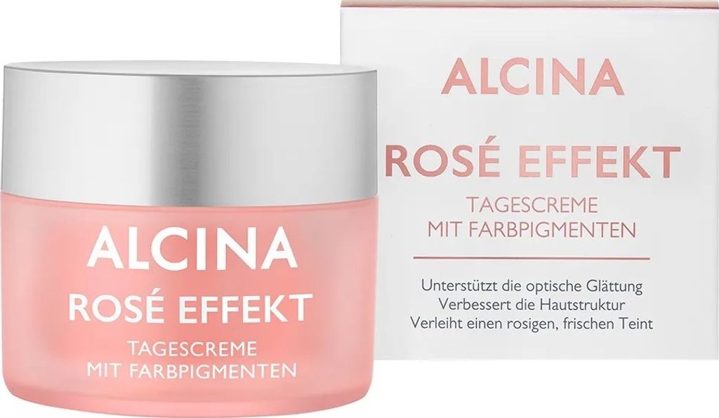 ALCINA Rosé Effekt Tagescreme mit Farbpigmenten für die Produktbild 2