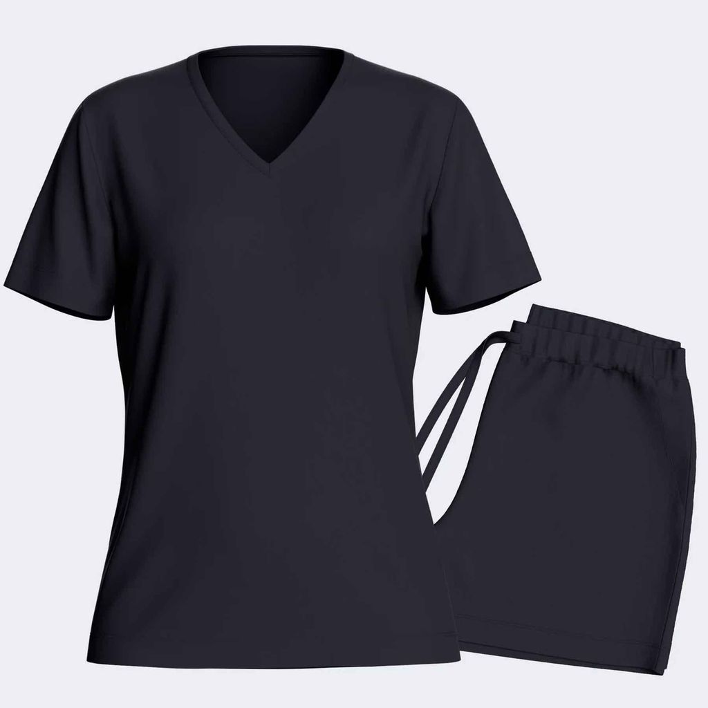 Für Kinder, Pyjama Kurz Set - XL - Marineblau | by Impetus