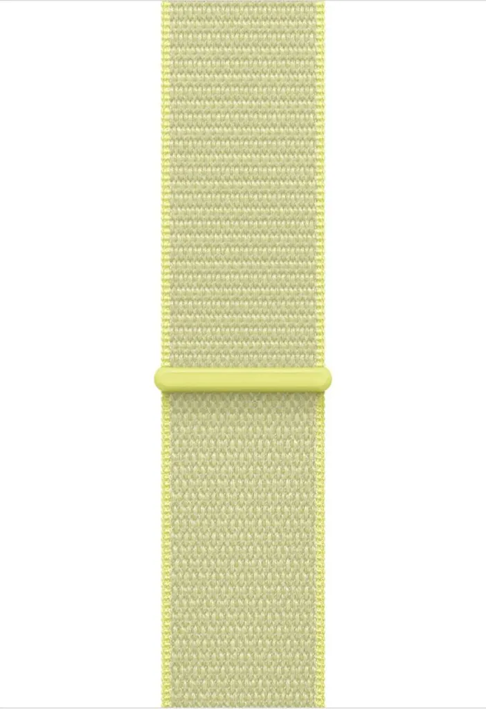Cinturino Apple MFFF4ZM/A Giallo Neon Nylon - Accessorio Originale - 4