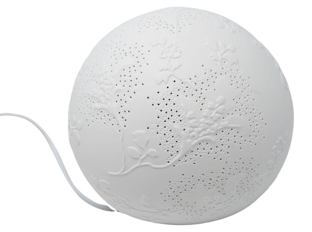 Tischlampe ZWEIGE ⌀21cm Kugellampe aus Porzellan, Formano Produktbild 
