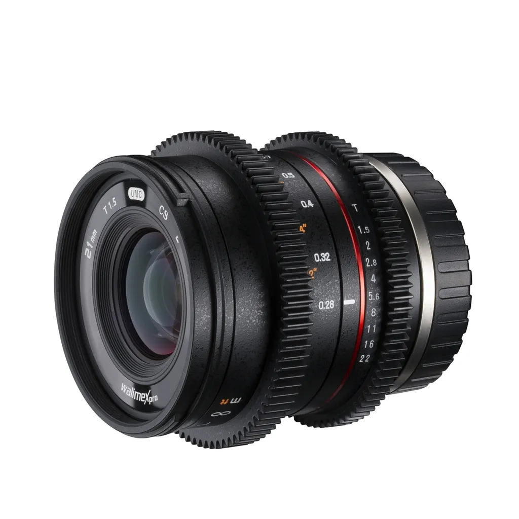 Objectif vidéo grand-angle Walimex pro 21mm f/1.5 pour cinéma