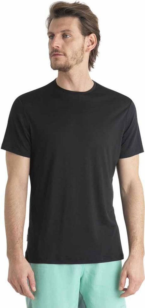 Icebreaker Merino 125 Cool-lite Sphere Iii Kurzarm-t-shirt Schwarz XL Mann Schwarz XL