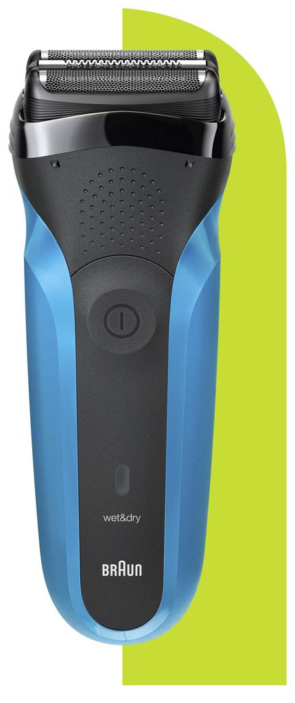Braun Series 3 310BT Folienschaber Trimmer Schwarz, Blau Produktbild 