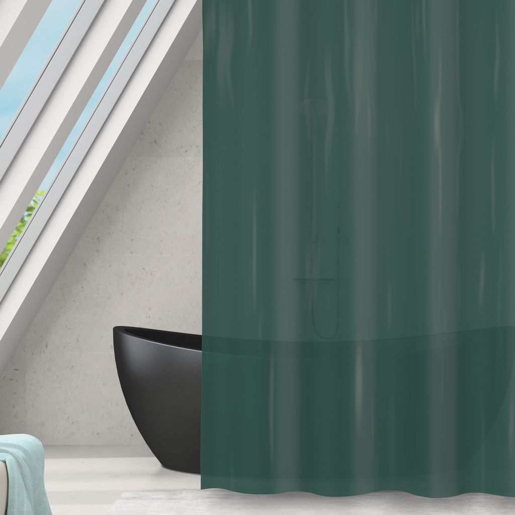 MSV Duschvorhang, Polyester, Romana, 180 x 180 cm, Produktbild 