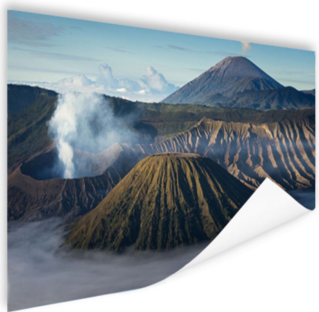 MuchoWow Poster Ein indonesischer Vulkan 180x120 cm - Fotoplakat