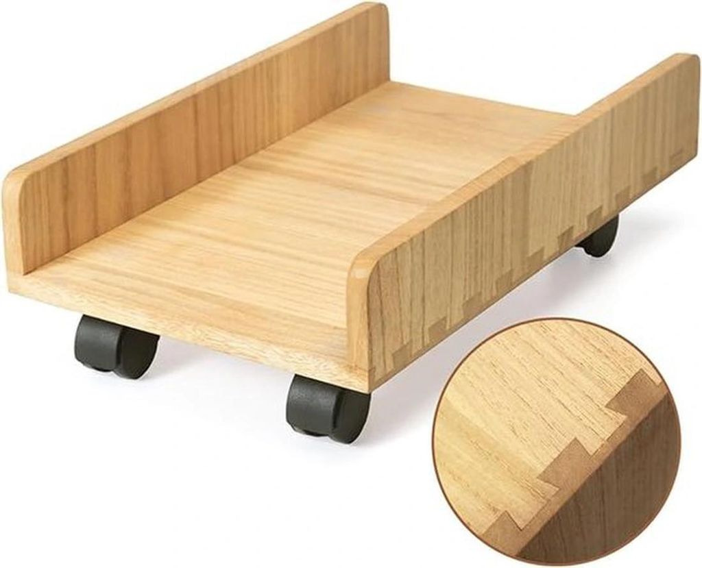 Computer-Trolley für ATX-Computergehäuse – Mobiler Computer-Turm-Halter mit Sperrfähigkeit