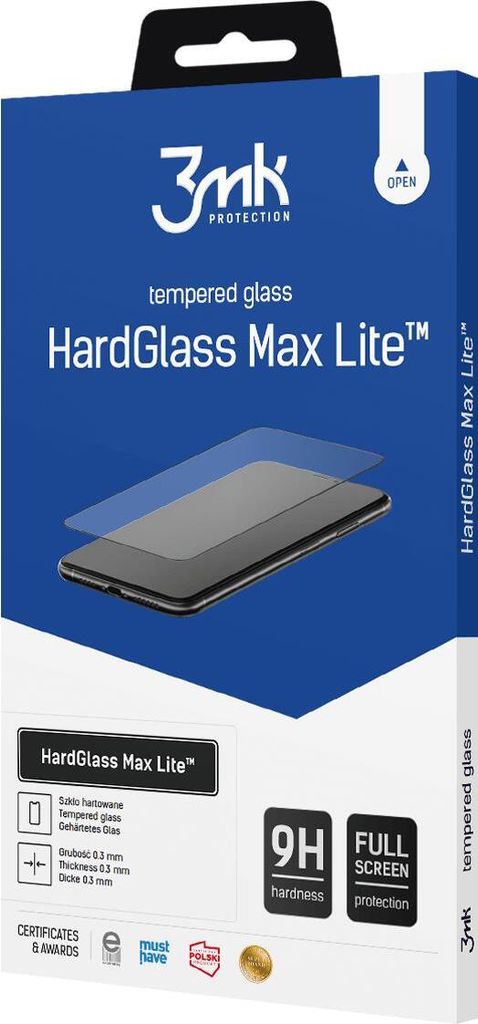 3MK HardGlass Max Lite Klare Bildschirmschutzfolie Apple 1 Stck(e) (5903108306560)